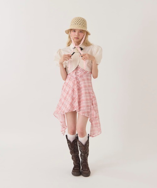 kaorinomori（カオリノモリ）の「kaorinomori  ローハット プリム / カオリノモリ（ハット・レディース・アイボリー/ベージュ・M/57.5cm）」の6枚目の写真