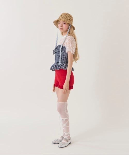 kaorinomori（カオリノモリ）の「kaorinomori  ローハット プリム / カオリノモリ（ハット・レディース・アイボリー/ベージュ・M/57.5cm）」の16枚目の写真