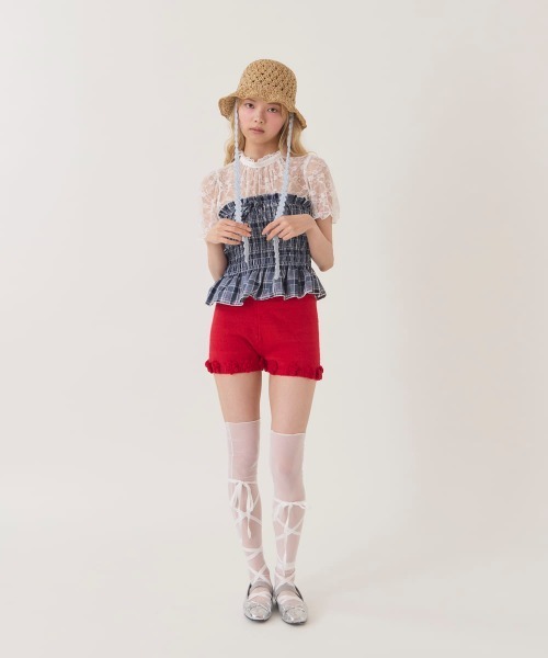 kaorinomori（カオリノモリ）の「kaorinomori  ローハット プリム / カオリノモリ（ハット・レディース・アイボリー/ベージュ・M/57.5cm）」の15枚目の写真