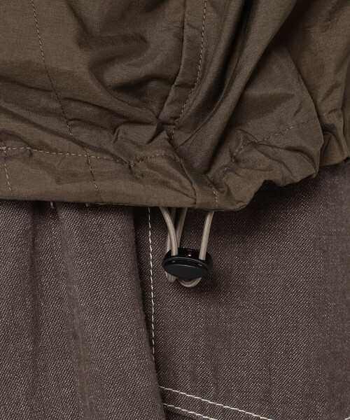 DANTON（ダントン）の「Men's Stunner Nylon Hooded Jacket（ブルゾン・メンズ・グレイッシュベージュ/ブラック/オリーブ/ピンク系その他/グレー系その他・S/M/L/XL）」の8枚目の写真