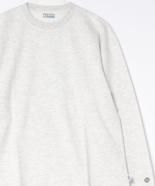 DISCUS(ディスカス)の「2026SS DISCUS/ディスカス COOLMAX ワンポイントワッペン刺繍 無地ロンT 長袖 ロングスリーブTシャツ レディース メンズ(Tシャツ/カットソー・メンズ・ネイビー/ベージュ/ブラック/ホワイト/スミクロ/アッシュグレー・M/XL/L)」の4枚目の写真