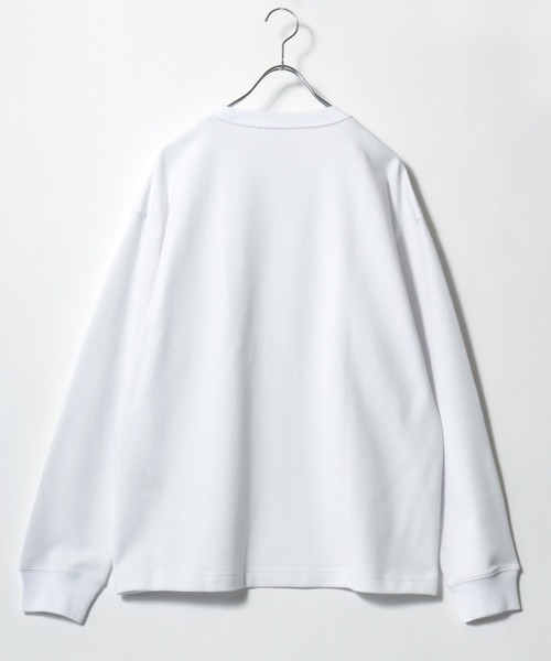 DISCUS(ディスカス)の「2026SS DISCUS/ディスカス COOLMAX ワンポイントワッペン刺繍 無地ロンT 長袖 ロングスリーブTシャツ レディース メンズ(Tシャツ/カットソー・メンズ・ネイビー/ベージュ/ブラック/ホワイト/スミクロ/アッシュグレー・M/XL/L)」の15枚目の写真