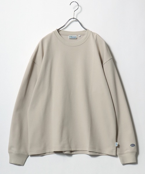 DISCUS(ディスカス)の「2026SS DISCUS/ディスカス COOLMAX ワンポイントワッペン刺繍 無地ロンT 長袖 ロングスリーブTシャツ レディース メンズ(Tシャツ/カットソー・メンズ・ネイビー/ベージュ/ブラック/ホワイト/スミクロ/アッシュグレー・M/XL/L)」の18枚目の写真