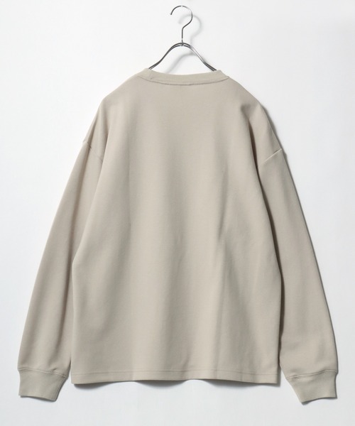 DISCUS(ディスカス)の「2026SS DISCUS/ディスカス COOLMAX ワンポイントワッペン刺繍 無地ロンT 長袖 ロングスリーブTシャツ レディース メンズ(Tシャツ/カットソー・メンズ・ネイビー/ベージュ/ブラック/ホワイト/スミクロ/アッシュグレー・M/XL/L)」の19枚目の写真