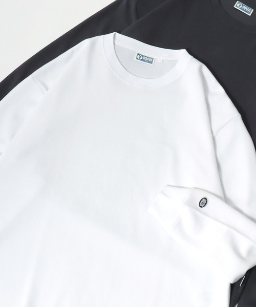 DISCUS(ディスカス)の「2026SS DISCUS/ディスカス COOLMAX ワンポイントワッペン刺繍 無地ロンT 長袖 ロングスリーブTシャツ レディース メンズ(Tシャツ/カットソー・メンズ・ネイビー/ベージュ/ブラック/ホワイト/スミクロ/アッシュグレー・M/XL/L)」の9枚目の写真