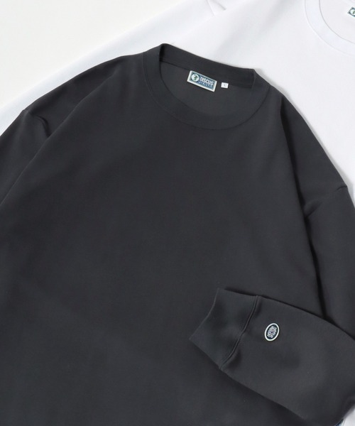 DISCUS(ディスカス)の「2026SS DISCUS/ディスカス COOLMAX ワンポイントワッペン刺繍 無地ロンT 長袖 ロングスリーブTシャツ レディース メンズ(Tシャツ/カットソー・メンズ・ネイビー/ベージュ/ブラック/ホワイト/スミクロ/アッシュグレー・M/XL/L)」の10枚目の写真