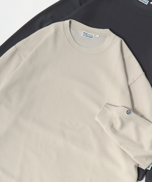 DISCUS(ディスカス)の「2026SS DISCUS/ディスカス COOLMAX ワンポイントワッペン刺繍 無地ロンT 長袖 ロングスリーブTシャツ レディース メンズ(Tシャツ/カットソー・メンズ・ネイビー/ベージュ/ブラック/ホワイト/スミクロ/アッシュグレー・M/XL/L)」の12枚目の写真