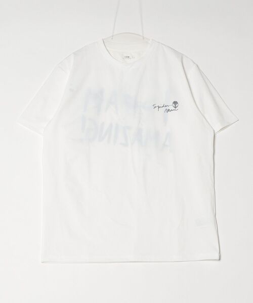 MARVEL（マーベル）の「マーベル MARVEL UVカットドライグラフィックTシャツ スパイダーマン（Tシャツ/カットソー・メンズ・ホワイト/ブラック・LL/L/M/S）」の2枚目の写真