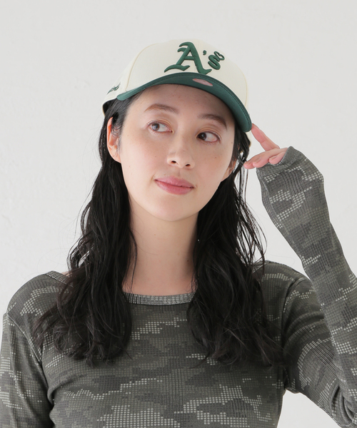 BASICKS（ベイシックス）の「BASICKS x NEWERA Athletics Cap（キャップ・レディース・ホワイト・FREE）」の8枚目の写真