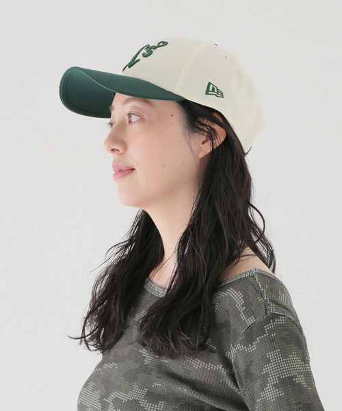 BASICKS（ベイシックス）の「BASICKS x NEWERA Athletics Cap（キャップ・レディース・ホワイト・FREE）」の2枚目の写真