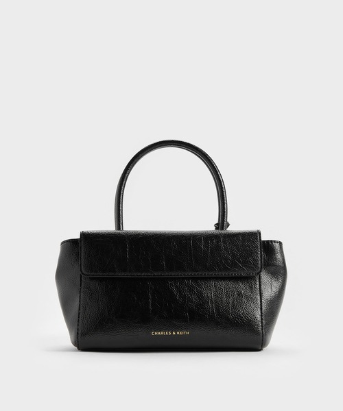 CHARLES & KEITH(チャールズ & キース)の「Acelynn エイスリン ロープチェーン トートバッグ(トートバッグ・レディース・ダークブラウン系3/ブラック・S)」の9枚目の写真