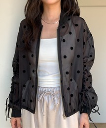 Siel（シエル）の「袖ギャザーシアーブルゾン（ブルゾン）」