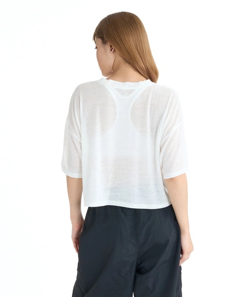 ROXY（ロキシー）の「ROXY ウィメンズ FITNESS FEEL THE SPARK WIDE Tシャツ 【2026年春夏モデル】/ロキシー速乾ショート丈半袖Tシャツ（Tシャツ/カットソー・レディース・ブラック/オレンジ/ホワイト・MEDIUM/LARGE）」の13枚目の写真