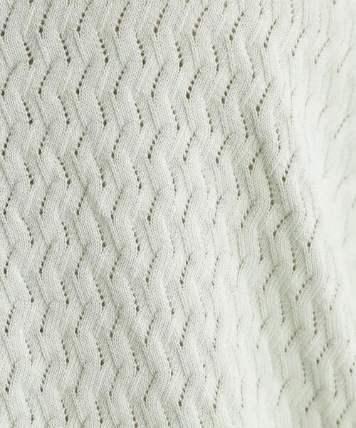LAURA ASHLEY（ローラアシュレイ）の「【7分袖／洗える】アイレット入りカーディガン（カーディガン/ボレロ・レディース・アイボリー/ネイビー/ライトグリーン・40/38）」の11枚目の写真