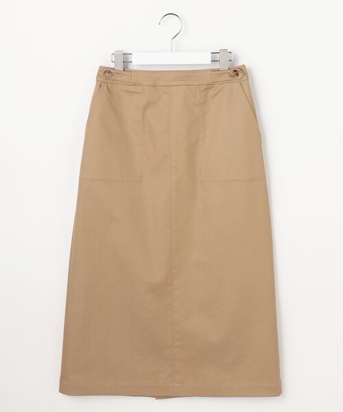 J.PRESS Ladies(J.プレス レディス)の「【WEB限定カラーあり】TCシャンブレーサテンST ナロー スカート(スカート・レディース・ダルブルー系/ベージュ系/ブルー系/黄土色系・S/XS)」の13枚目の写真