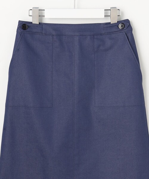 J.PRESS Ladies(J.プレス レディス)の「【WEB限定カラーあり】TCシャンブレーサテンST ナロー スカート(スカート・レディース・ダルブルー系/ベージュ系/ブルー系/黄土色系・S/XS)」の16枚目の写真