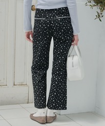 GIUNON | side belt flower pants / サイドベルトフラワーパンツ(その他パンツ)
