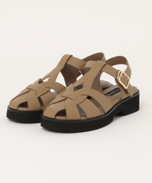 MACKINTOSH LONDON（マッキントッシュ ロンドン）の「プラットフォームフィッシャーマンサンダル（サンダル・レディース・ブラック/キャメル・24.0cm/23.5cm/22.5cm/23.0cm/24.5cm）」の2枚目の写真