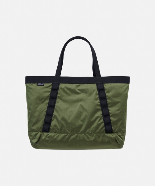 Gramicci（グラミチ）の「TRAIL TOTE｜トレイルトート（トートバッグ・メンズ・オリーブ/ブラック/オレンジ・F）」の2枚目の写真