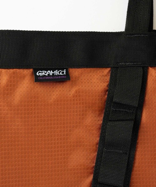 Gramicci（グラミチ）の「TRAIL TOTE｜トレイルトート（トートバッグ・メンズ・オリーブ/ブラック/オレンジ・F）」の5枚目の写真