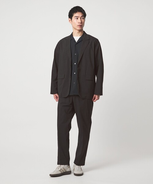 green label relaxing(グリーンレーベルリラクシング)の「WONDER CLOTH カジュアル ジャケット -ストレッチ・接触冷感・吸水速乾-(テーラードジャケット・メンズ・モカ/ダークグレー/ブラック・L/M/S/XL)」の19枚目の写真