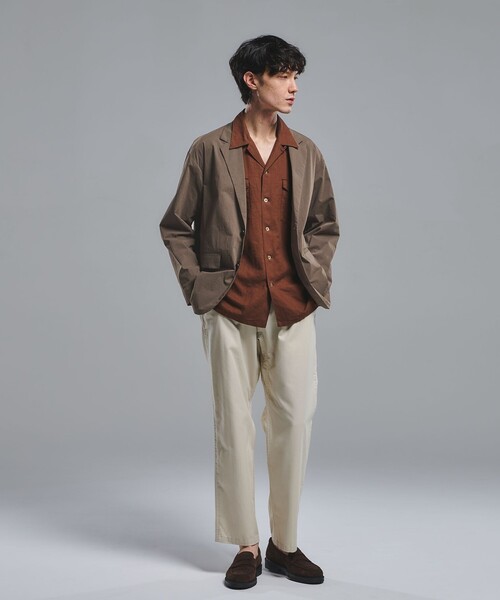 green label relaxing(グリーンレーベルリラクシング)の「WONDER CLOTH カジュアル ジャケット -ストレッチ・接触冷感・吸水速乾-(テーラードジャケット・メンズ・モカ/ダークグレー/ブラック・L/M/S/XL)」の22枚目の写真