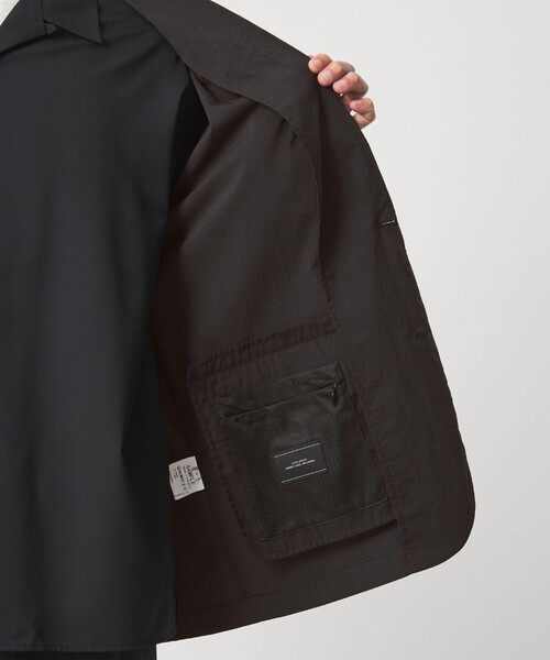 green label relaxing(グリーンレーベルリラクシング)の「WONDER CLOTH カジュアル ジャケット -ストレッチ・接触冷感・吸水速乾-(テーラードジャケット・メンズ・モカ/ダークグレー/ブラック・L/M/S/XL)」の12枚目の写真