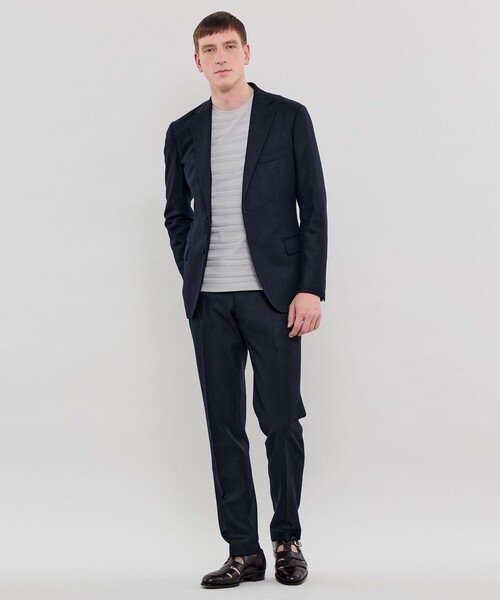 MACKINTOSH LONDON(マッキントッシュ ロンドン)の「【FLEX JERSEY】シルケットラッセルセットアップパンツ(その他パンツ・メンズ・ブラウン系その他5/ブルー系その他4/ダークネイビー・90/86/82/78)」の5枚目の写真