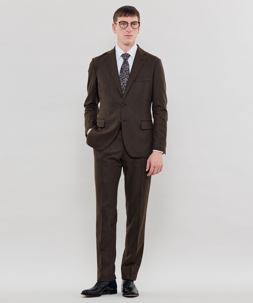 MACKINTOSH LONDON(マッキントッシュ ロンドン)の「【FLEX JERSEY】シルケットラッセルセットアップパンツ(その他パンツ・メンズ・ブラウン系その他5/ブルー系その他4/ダークネイビー・90/86/82/78)」の6枚目の写真
