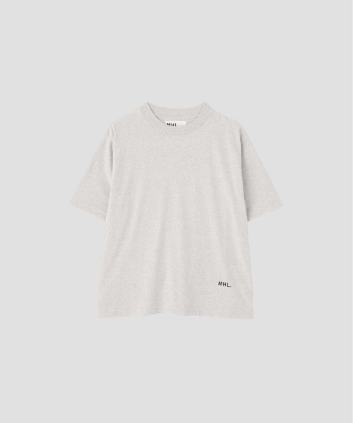 MHL.（エムエイチエル）の「UPCYCLED COTTON JERSEY（Tシャツ/カットソー・メンズ・グレー/ブルー・LARGE/MEDIUM）」の5枚目の写真