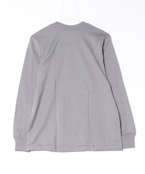 ＪＵＧＬＡＮＳ（ユグランス）の「【hanes/ヘインズ】HM4-E203 1P MOKU LONGSLEEVE T-SHIRTS（Tシャツ/カットソー・メンズ・グレー・L/M/S/XL）」の2枚目の写真
