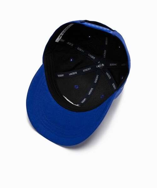 LACOSTE（ラコステ）の「ブランドネームロゴ刺繍 コットンリネンキャップ（キャップ・メンズ・ロイヤルブルー/ベージュ・58cm）」の12枚目の写真