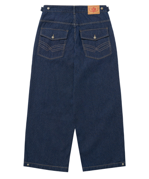 IDWS(アイドンワナセル)の「Glide Stripe Denim Pants Indigo(デニムパンツ・レディース・その他・1/2/0)」の3枚目の写真