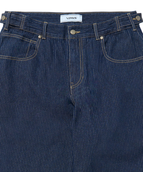 IDWS(アイドンワナセル)の「Glide Stripe Denim Pants Indigo(デニムパンツ・レディース・その他・1/2/0)」の4枚目の写真