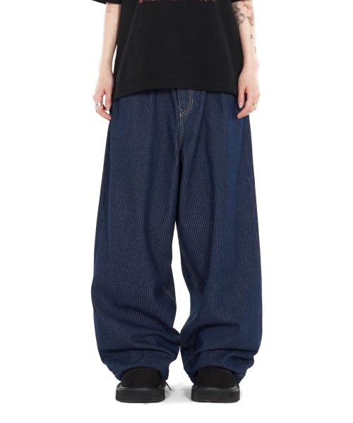 IDWS(アイドンワナセル)の「Glide Stripe Denim Pants Indigo(デニムパンツ・レディース・その他・1/2/0)」の7枚目の写真