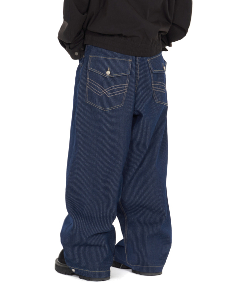 IDWS(アイドンワナセル)の「Glide Stripe Denim Pants Indigo(デニムパンツ・レディース・その他・1/2/0)」の21枚目の写真