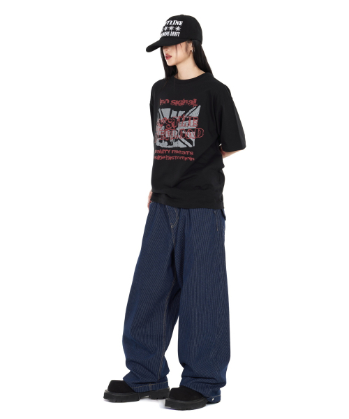 IDWS(アイドンワナセル)の「Glide Stripe Denim Pants Indigo(デニムパンツ・レディース・その他・1/2/0)」の22枚目の写真