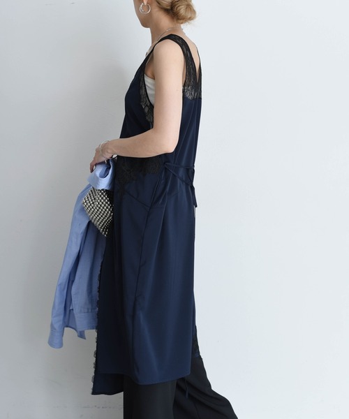 Eimee Law(エイミーロウ)の「レースエンブロランジェリーワンピース(ワンピース・レディース・ネイビー/オフホワイト/ブラック・FREE)」の7枚目の写真