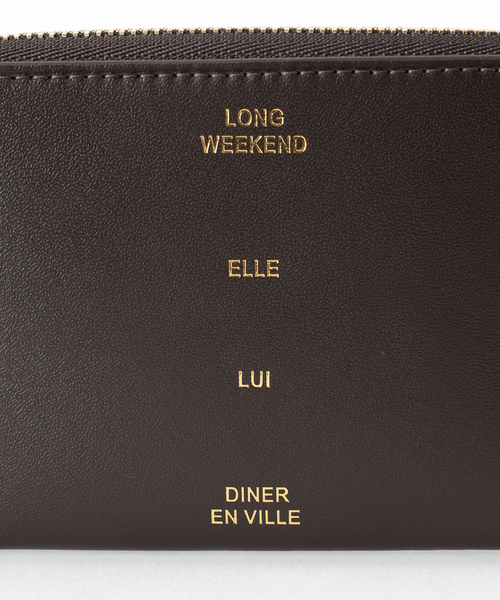 ORSETTO（オルセット）の「ORSETTO オルセット フラグメントケース ロゴカラー別注 W155 H85mm（財布・レディース・ブラウン・FREE）」の9枚目の写真