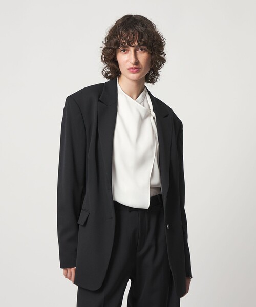 6（ロク）の「＜6(ROKU)＞スカーフ シャツ（シャツ/ブラウス・レディース・ホワイト・FREE）」の4枚目の写真