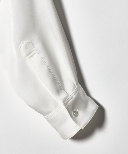 6（ロク）の「＜6(ROKU)＞スカーフ シャツ（シャツ/ブラウス・レディース・ホワイト・FREE）」の9枚目の写真