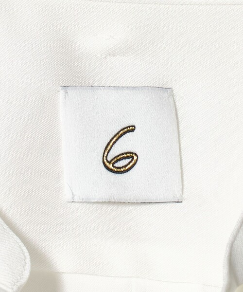 6（ロク）の「＜6(ROKU)＞スカーフ シャツ（シャツ/ブラウス・レディース・ホワイト・FREE）」の15枚目の写真