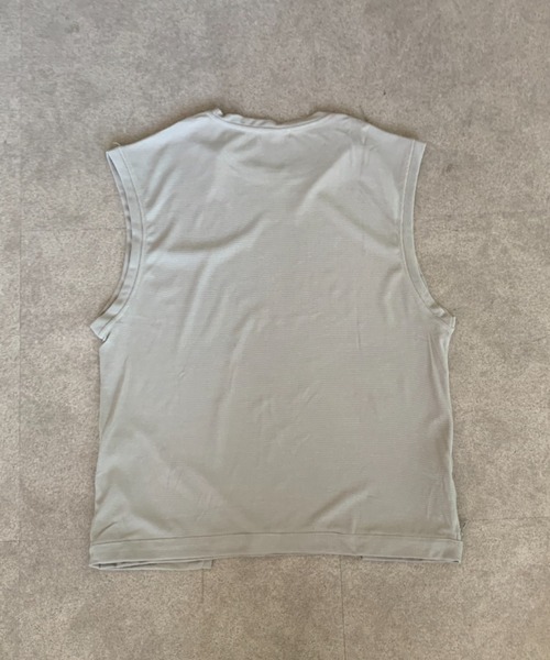 link lot(リンクロット)の「【2点セット】サイドスリットノースリーブ+ハーフパンツ(Tシャツ/カットソー・メンズ・ブラック/グレー・M)」の12枚目の写真