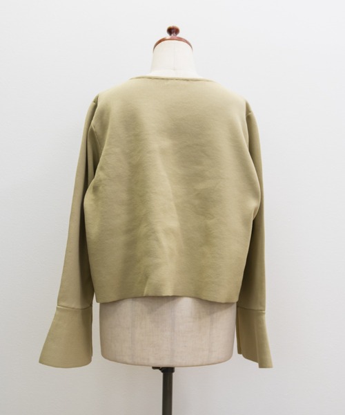 CLETTE(クレット)の「CLETTEオリジナルウェーブデザインニットカーディガン(カーディガン/ボレロ・レディース・ネイビー/モカ/グリーン・4L/3L/LL)」の10枚目の写真