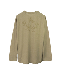 KOYU (コユ)（コユ）の「クイックドライロックロングスリーブ（サンド）（Tシャツ/カットソー）」