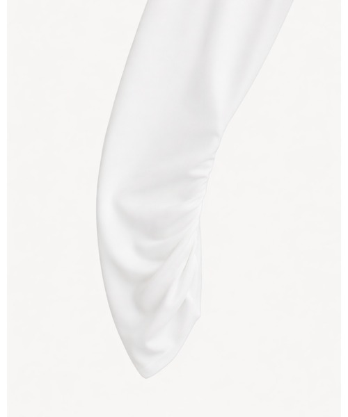 kiehtova（キエトヴァ）の「【kiehtova】AIRY DRAPE SHEER TOPS/エアリードレープシアートップス（Tシャツ/カットソー・レディース・ブラック/ホワイト/ベージュ・FREE）」の21枚目の写真