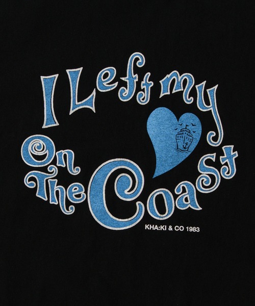 kha:ki（カーキ）の「「KHA:KI / カーキ」BOX TEE -ON THE COAST-（Tシャツ/カットソー・レディース・ホワイト/ブラック・1）」の15枚目の写真