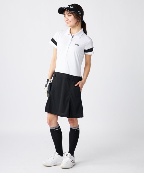 FILA GOLF(フィラゴルフ )の「クラシカルワンピース(ワンピース・レディース・ホワイト/ネイビー/ブラック・LARGE/MEDIUM/XX-LARGE/X-LARGE)」の5枚目の写真