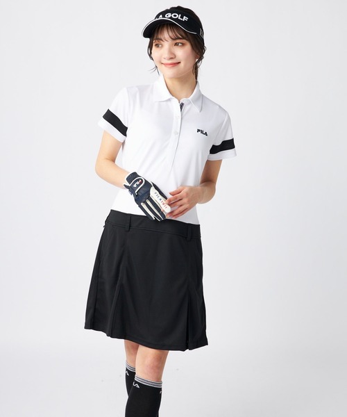 FILA GOLF(フィラゴルフ )の「クラシカルワンピース(ワンピース・レディース・ホワイト/ネイビー/ブラック・LARGE/MEDIUM/XX-LARGE/X-LARGE)」の6枚目の写真