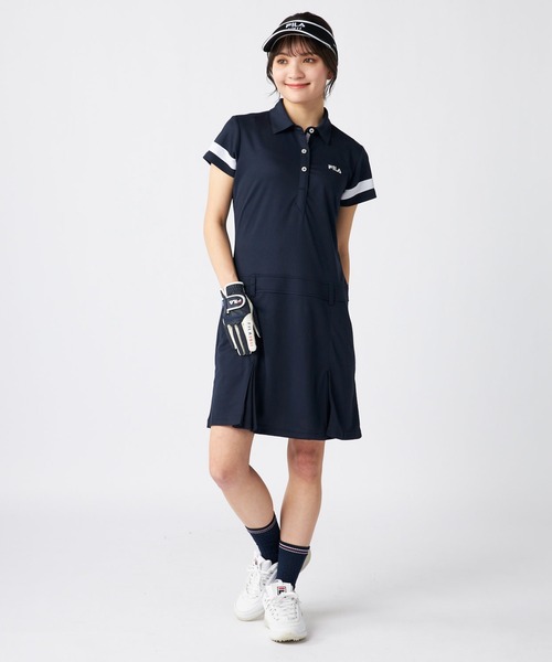 FILA GOLF(フィラゴルフ )の「クラシカルワンピース(ワンピース・レディース・ホワイト/ネイビー/ブラック・LARGE/MEDIUM/XX-LARGE/X-LARGE)」の17枚目の写真